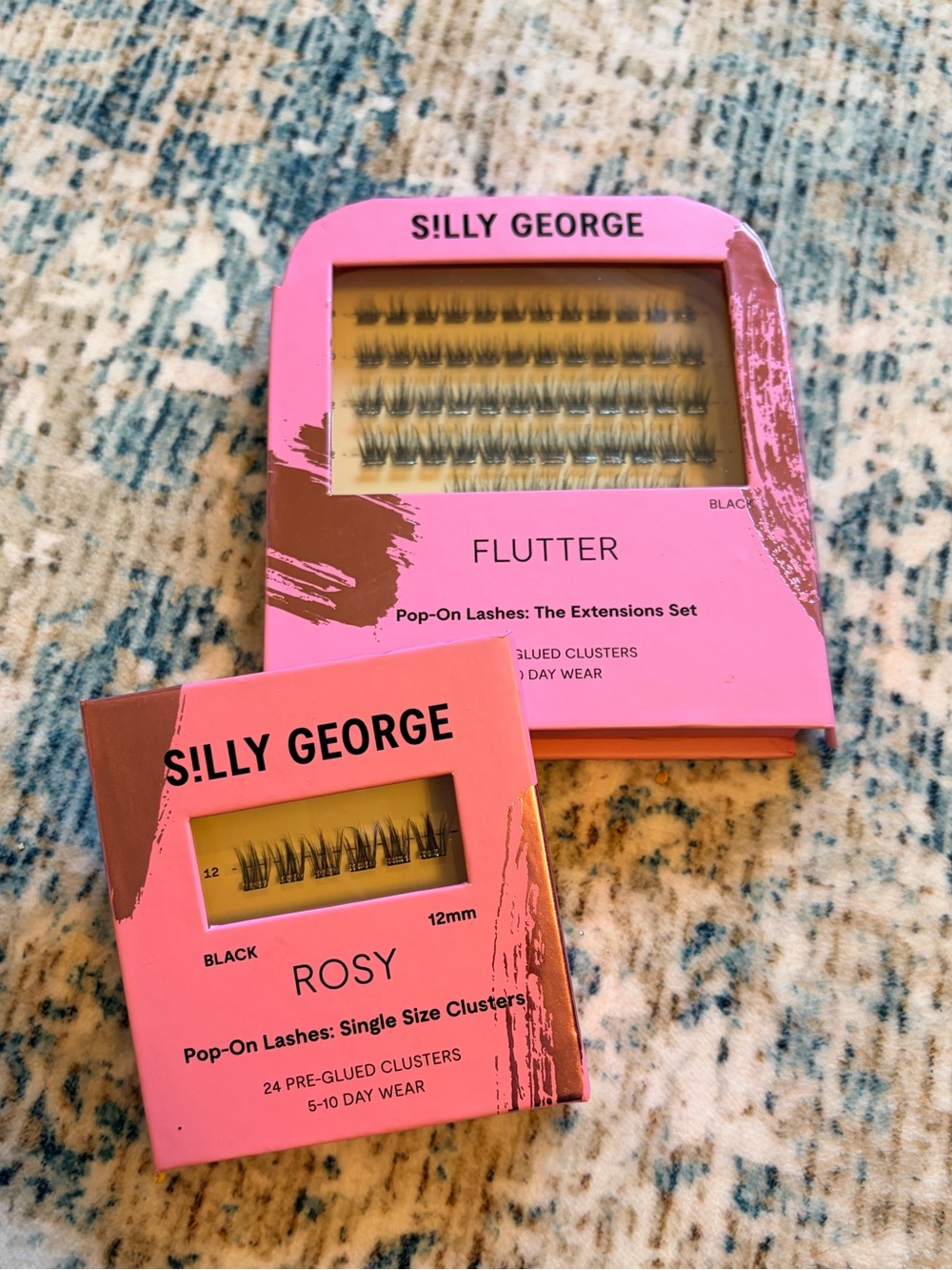Flutter & Rosy Pop-On Lash Clusters - Black